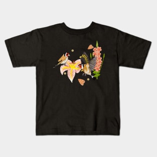 Goldfinch romance Kids T-Shirt